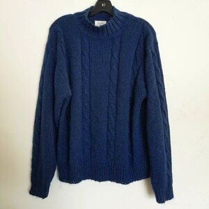 Vintage TJW Mervyns Grandpa Fisherman Knit Sweater
